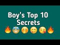 boys top 10 secret 🤔 || boys ki 10 favourite items 😘 | new gifts 🤹‍♂️