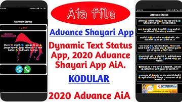 Kodular free aia file | best app free aia file| boy attitude status aia file Kodular