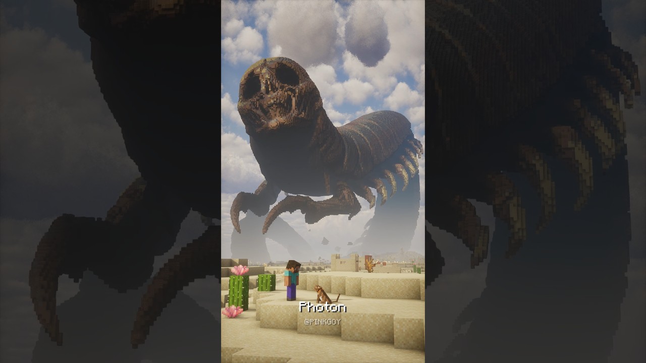 I build Worm-Mutant in minecraft 