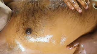 Pijat Seluruh Tubuh ASMR dengan Fokus Pusar | Alat Bantu Tidur Murni 🌌 #emas #pijat #terapi 
