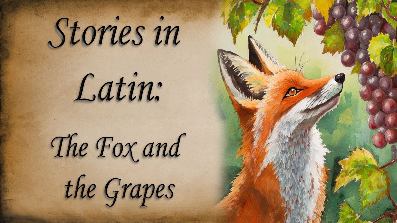The Fox and the Grapes (Vulpes et Uva): Fables in Latin