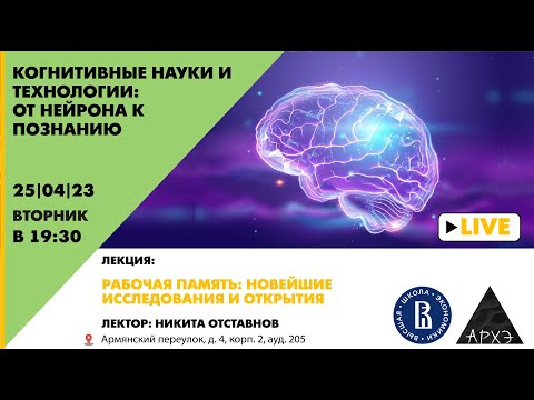 Лекция Никиты Отставнова "Рабочая память: новейшие исследования и открытия" (ВШЭ)