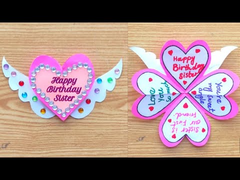 DIY: Cute Sister's Birthday Gift Ideas | Easy handmade Birthday gift making | Gift for Sister's Day.