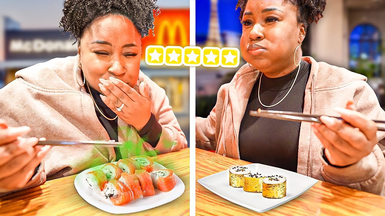 EATING AT A 5 STAR SUSHI RESTAURANT!