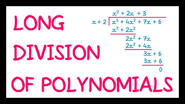 Long Division of Polynomials