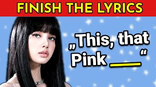FINISH THE LYRICS - Most Popular K-POP Songs 🎵 | Music Quiz screenshot 5