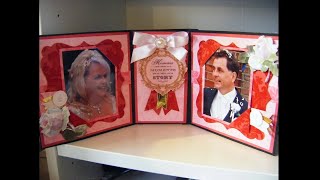 145 Photo Keepsake ❤ Short ❤ Project Anna Griffin Floral Fancy Wedding Photo Card [Just a Quickie] 🤣