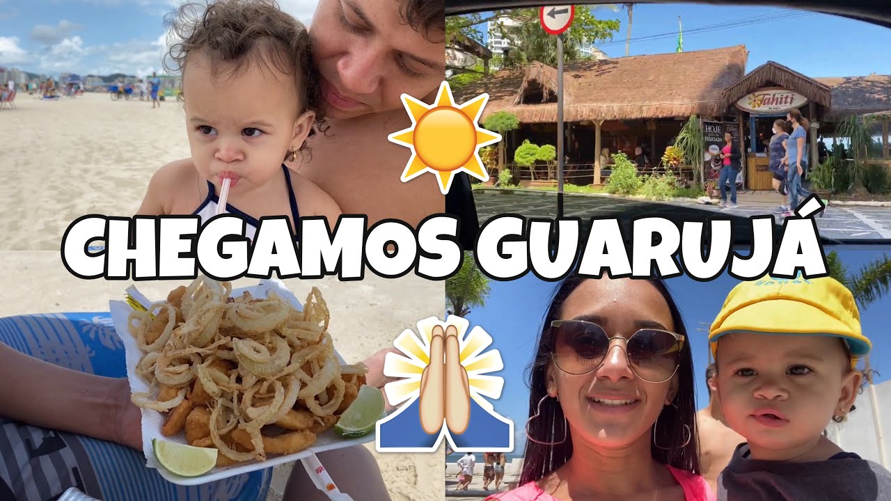 VLOG DA NOSSA VIAGEM | CHEGAMOS NO NOSSO DESTINO | FOMOS PARA A PRAIA E ALMOÇAMOS FORA