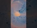 Bath Bomb ASMR: White to Blue 💠 #experiment #shorts #relax #science #satisfying
