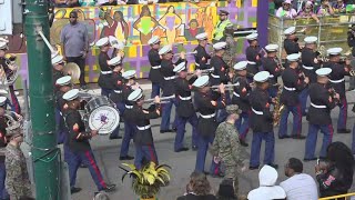 The Zulu Parade begins outside Gallier Hall Mardi Gras Parade Begins In Nola