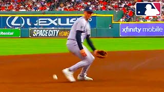 Ryan McMahon Error called this a non catch by Brian Walsh | Yankees vs Astros 2025 MLB Highlights