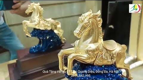 TƯỢNG NGỰA DÁT VÀNG - QUÀ LÊN CHỨC - TÂN GIA - SINH NHẬT - QUÀ TẾT- QUÀ THEO TUỔI 0917948855