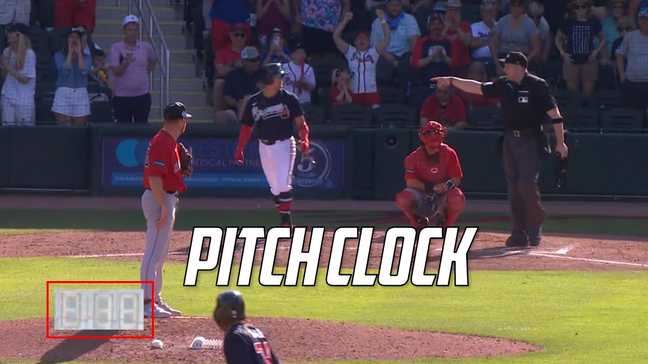 MLB Pitch Clock First Look YouTube