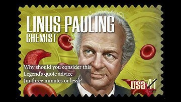 2x Nobel Prize Laureate Dr. Linus Pauling