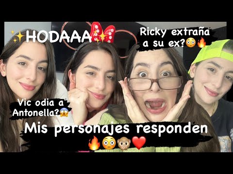 Leidys aún quiere a Aurelio?🔥Que es lo más raro que Bita ha apostado?😳MIS PERSONAJES RESPONDEN❤️🥰