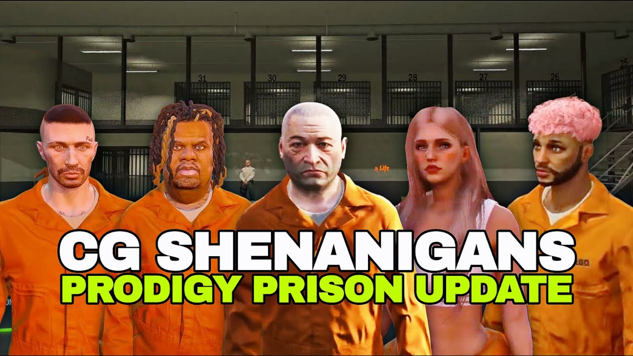 CG Shenanigans in Prison... | Prodigy RP | NoPixel | GTA RP | CG