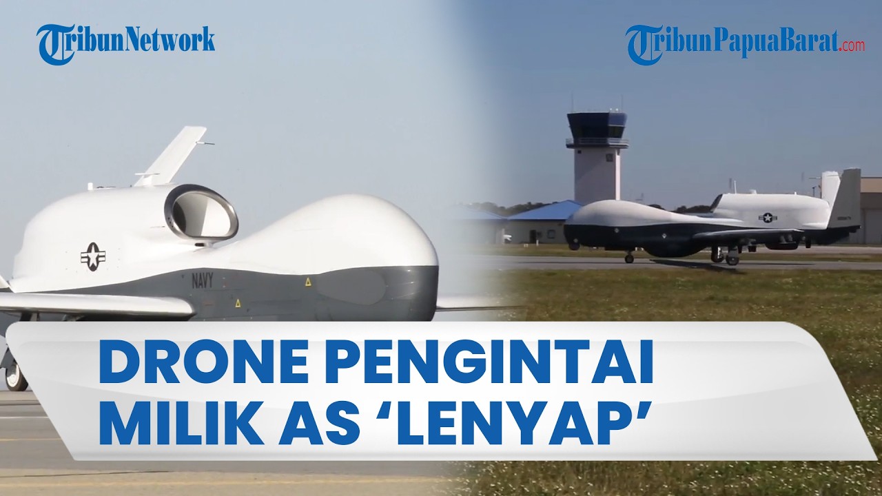 DRONE PENGINTAI AS 'LENYAP', Sempat Kirim Sinyal Darurat sebelum Hilang Kontak di Perbatasan Iran