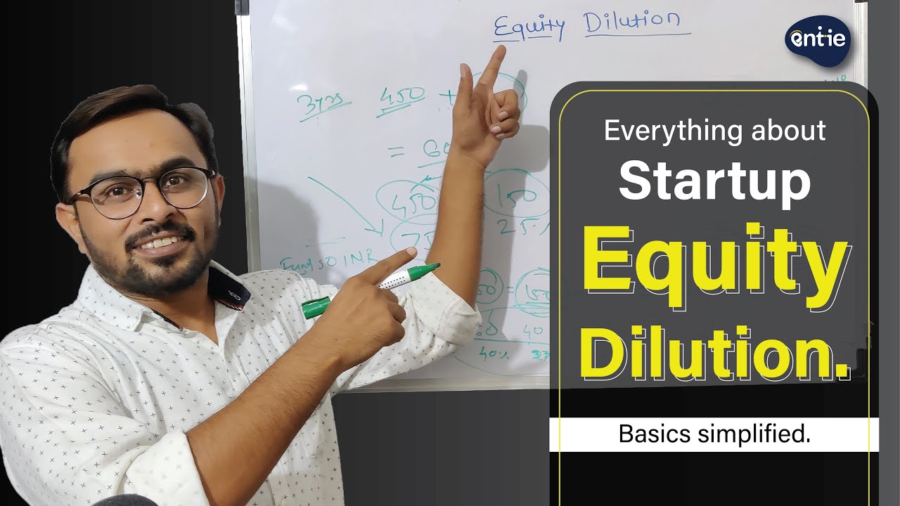 Everything about startup equity dilution, basics simplified. Entie: business dating platform.