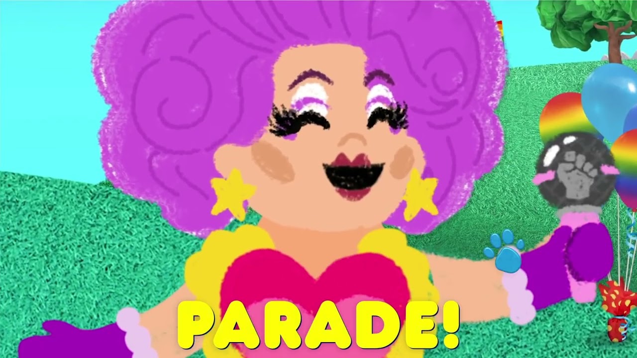 Nickelodeon The Blues Clues Pride Parade 🏳️‍🌈 Sing Along, ft. Nina