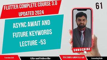 Flutter in Urdu |  Async await and future keywords | @TechByAbdullah79 #flutterinhindi