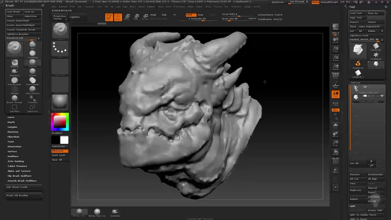 gumroad intro to zbrush part 2 by michael pavlovich