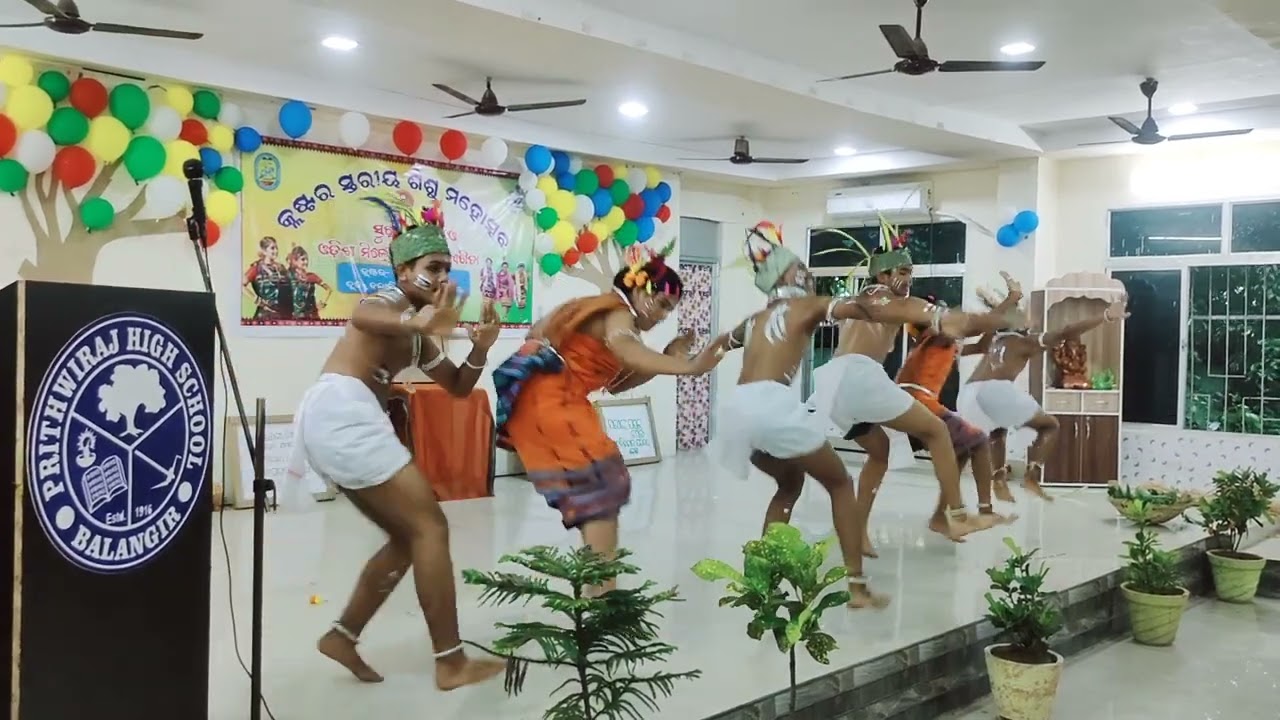 Date:03/10/2023 Cluster Level 'SURAVI' 1st position in Dance Competition ,P.R.High School Balangir