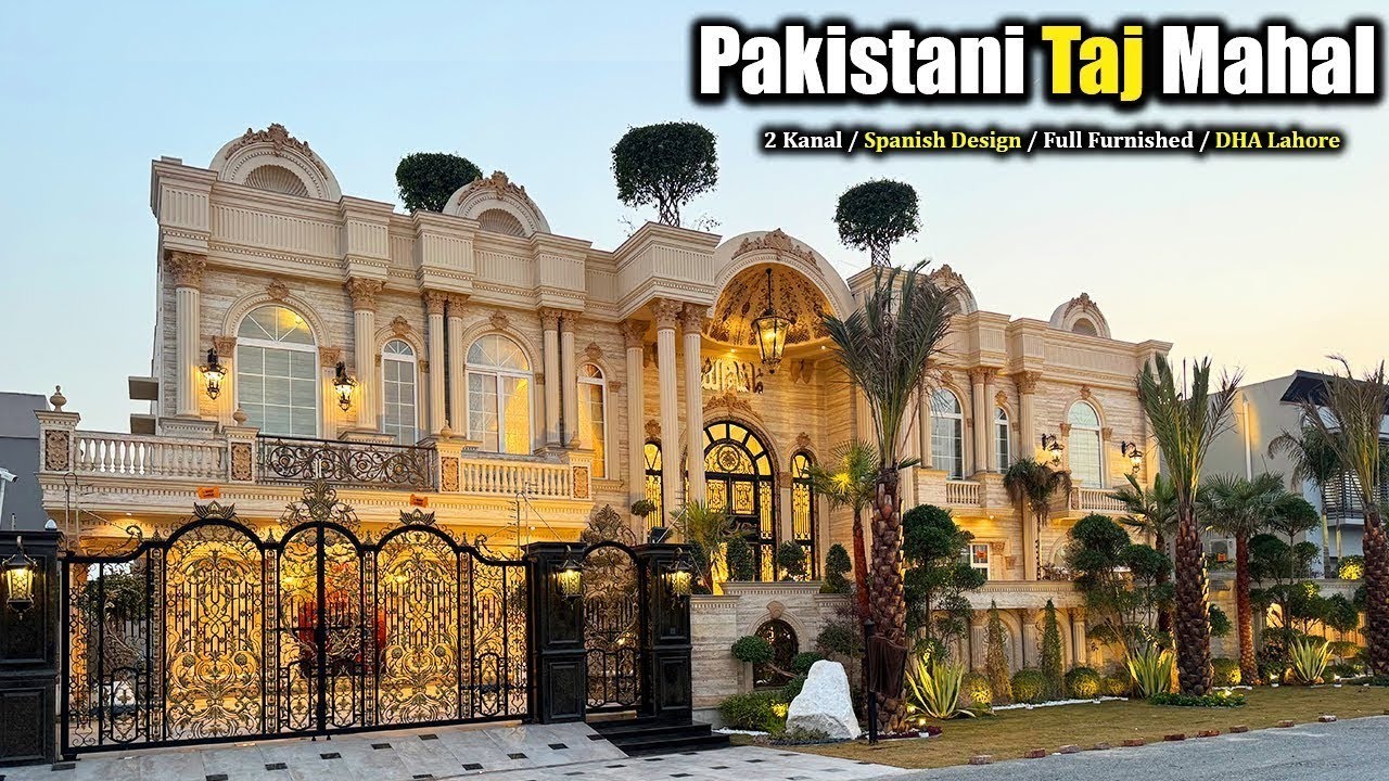 Inside Tour of 2 Kanal Most Beautiful Luxurious Palace at DHA Phase 6 Lahore | 65 CRORE Demand 