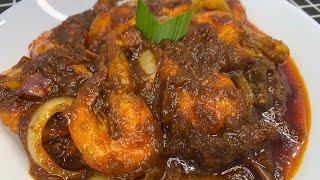 Udang Masak Merah Lauk Pengantin  Tips Warna Sambal Cantik U0026 Udang Juicy