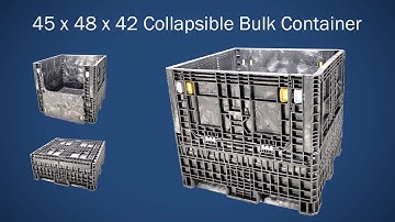 Ropak Collapsible Bulk Container 45 x 48 x 42