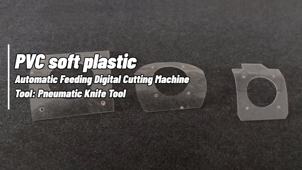 Transparent PVC soft plastic cutting machine with pneumatic knife tool ...