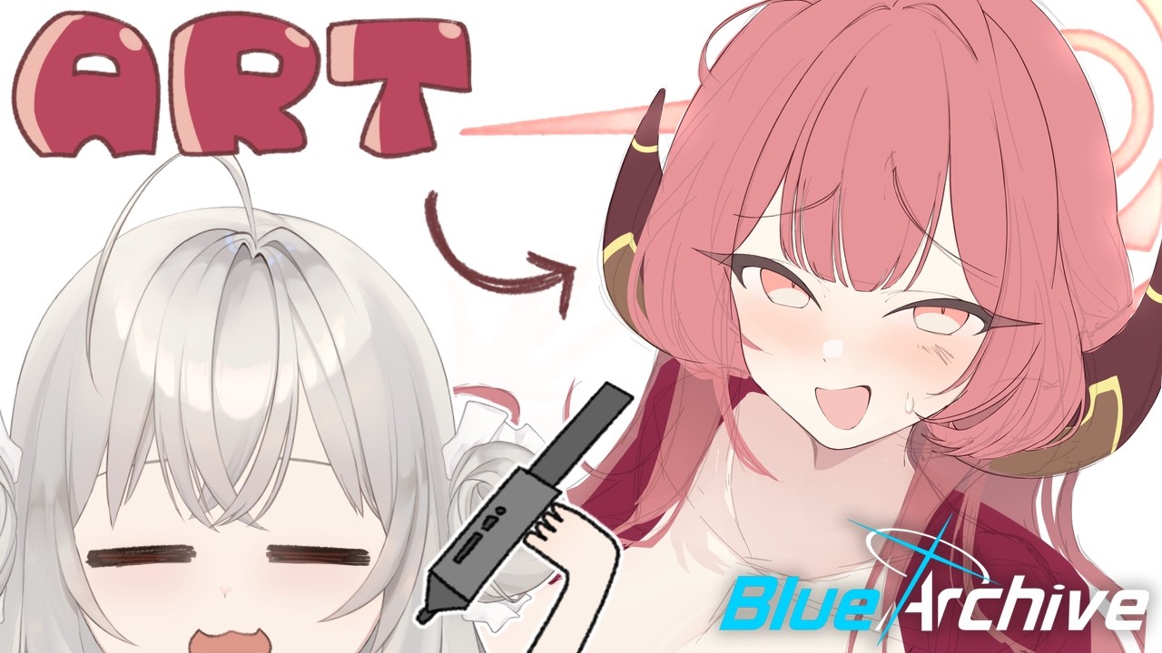 my first blue archive fan art?! (yes)