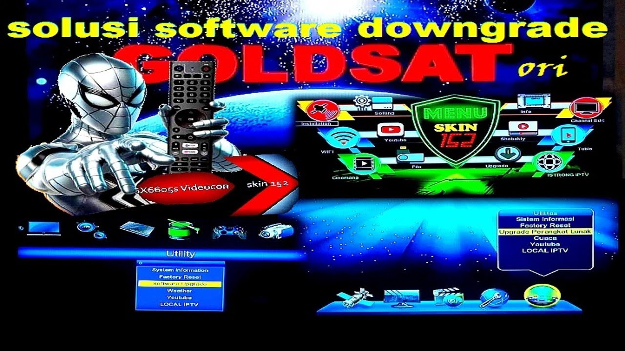 upgrade new software downgrade gx6605s zoom signal - YouTube