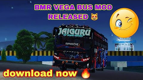 BMR VEGA BUS MOD RELEASED 😻😻😻 download now 🤩🔥🔥