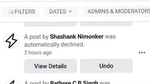 Automatically Declined Post Setting On Facebook Group फेसबुक ग्रुप एडमिन सेटिंग