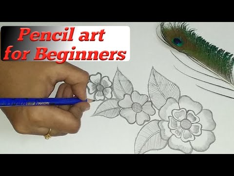 Beginning of mehandi art pencil drawing tamil twinkling birdy 