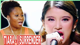 TIARA - I SURRENDER (Celine Dion) - REACTION | Indonesian Idol 2020