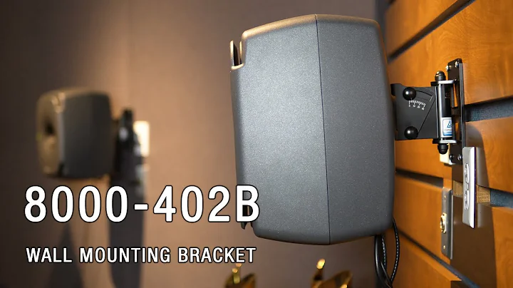 Wall Mount Your Genelec Studio Monitors with the 8000-402B