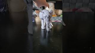 I made stampy the elephant from the simpsons. needle felting. Where's my elephant