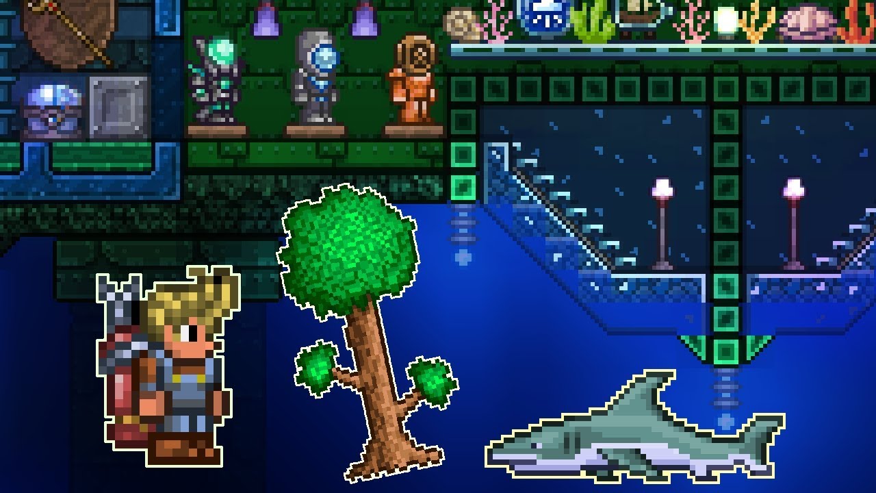 Underwater Research Facility Build Timelapse Terraria YouTube