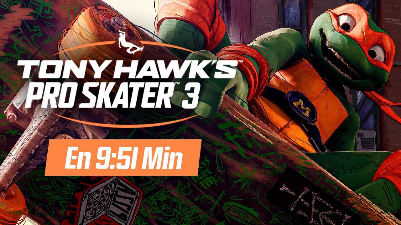 SPEEDRUN TONY HAWK PRO SKATER 3 REMAKE EN 9 MINUTOS