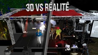 3D VS Réalité - Scène du TALU