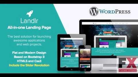 Preview Landlr The All-in-One Landing Page - WordPress TFore