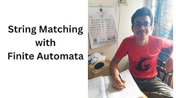 String matching with Finite automata -- part-1  (In Bangla)
