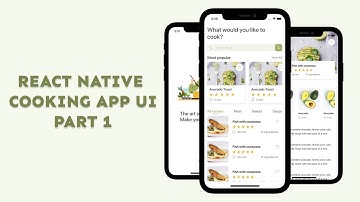 React Native : Cooking App UI - Part 1 - Speed Code