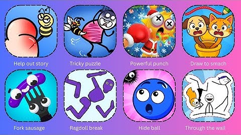 HELP OUT STORY 🧩 Tricky Puzzle Gameplay | Powerful Punch 👊 Epic Levels