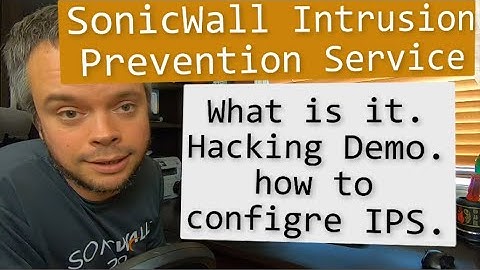 How to configure SonicWall Intrusion Prevention Service (IPS)
