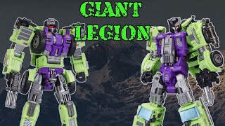 Mecha Invasion Giant Legion GLA-01 LOADERand GLA-02 MIXER #transformers #3rdpartytransformers