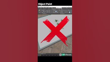 Object Paint in 3Ds Max. #3dsmax #render #architecture