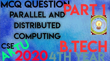 #Pds#Aktu#Mcq#ParallelAndDistributedComputing parallel and distributed computing MCQ question.#Aktu