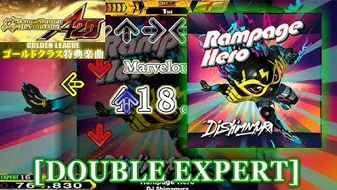 【DDR A20】 Rampage Hero [DOUBLE EXPERT] 譜面確認＋クラップ